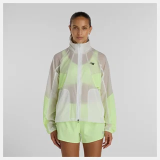 New Balance W Jakke RC Lett jakke med vannbeskyttelse-AFTERGLOW