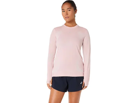 Asics Dame Trøye LS Road Seamless Ventilerende løpetrøye - M/DR