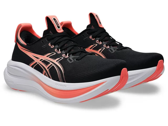 Asics Dame Løpesko Gel-Nimbus 28 40,5 Maks demping til lange løp - B/PP 