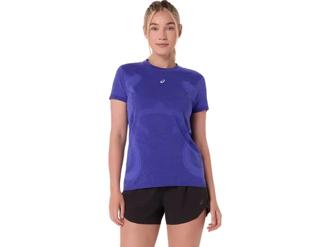 Asics Dame Trøye SS Road Seamless Sømløs lett løpetopp - CB/E