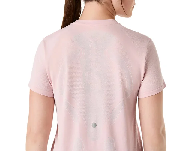 Asics Dame Trøye SS Road Seamless M Sømløs løpetopp - M/CP 