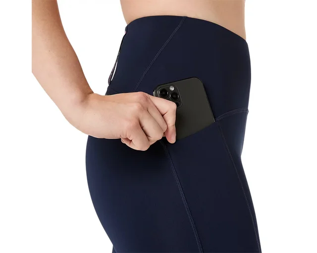 Asics Dame Tights 8in Sprinter L High waist løpeshorts- MIDNIGHT 