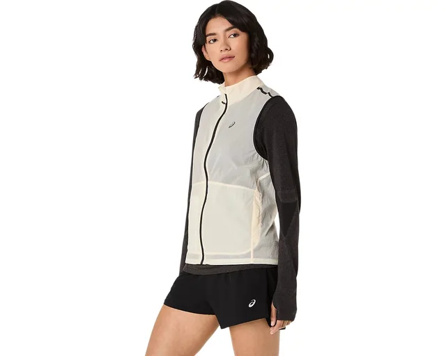 Asics Dame Metarun Pacable Vest M Pakkbar løpevest - CREAM 