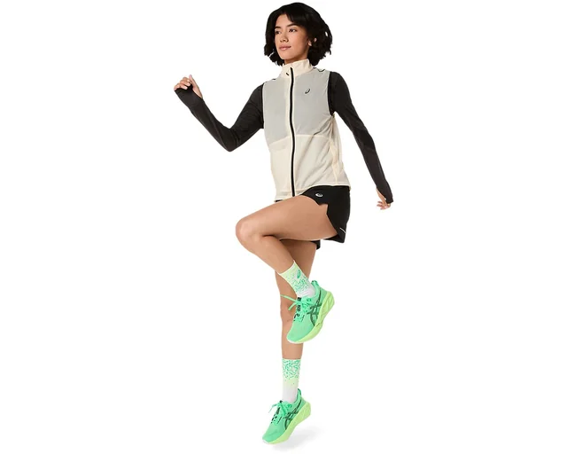 Asics Dame Metarun Pacable Vest M Pakkbar løpevest - CREAM 