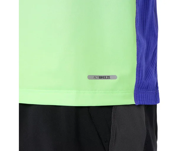 Asics Herre Trøye SS Road Fade M Pustende løpetopp - CB/IG 