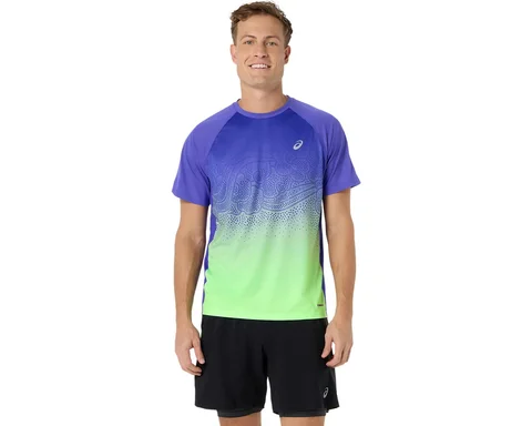 Asics Herre Trøye SS Road Fade Pustende løpetopp - CB/IG