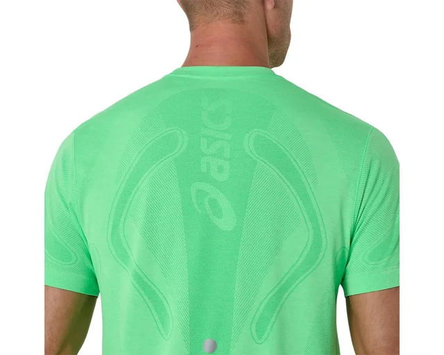 Asics Herre Trøye SS Road Seamless M Sømløs løpetopp - VG/IG 