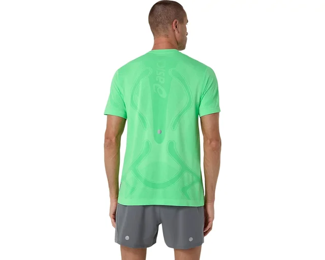 Asics Herre Trøye SS Road Seamless M Sømløs løpetopp - VG/IG 