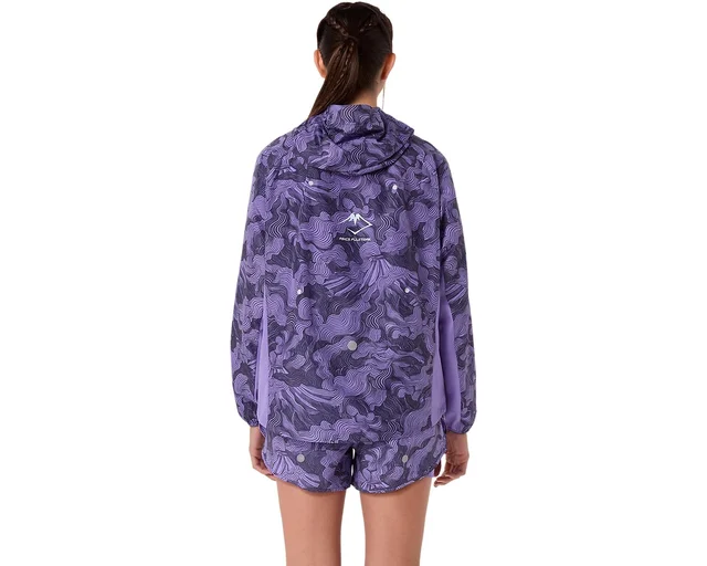 Asics Dame Jakke Fujitrail Packable M Pakkbar terrengjakke - AMETHYST 