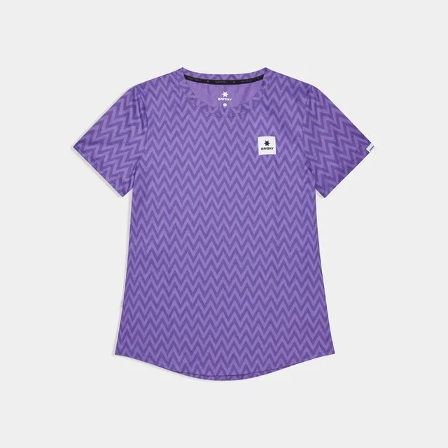SAYSKY Dame Trøye SS Combat S Teknisk performance T-skjorte - purple 