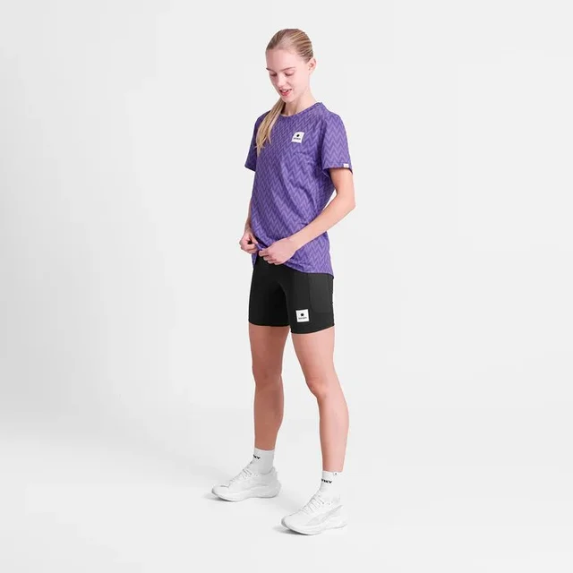 SAYSKY Dame Trøye SS Combat S Teknisk performance T-skjorte - purple 