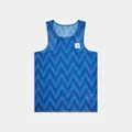 SAYSKY Herre Singlet Zig Zag Flow Air L Ultralett singlet til løp - Blue