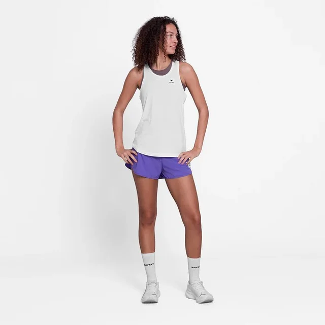 SAYSKY Dame Shorts Pace  3" S Løpeshorts med høyt liv - Purple 