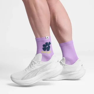 SAYSKY Sokker Combat Quarter Løpesokker med lav vekt - Purple BB