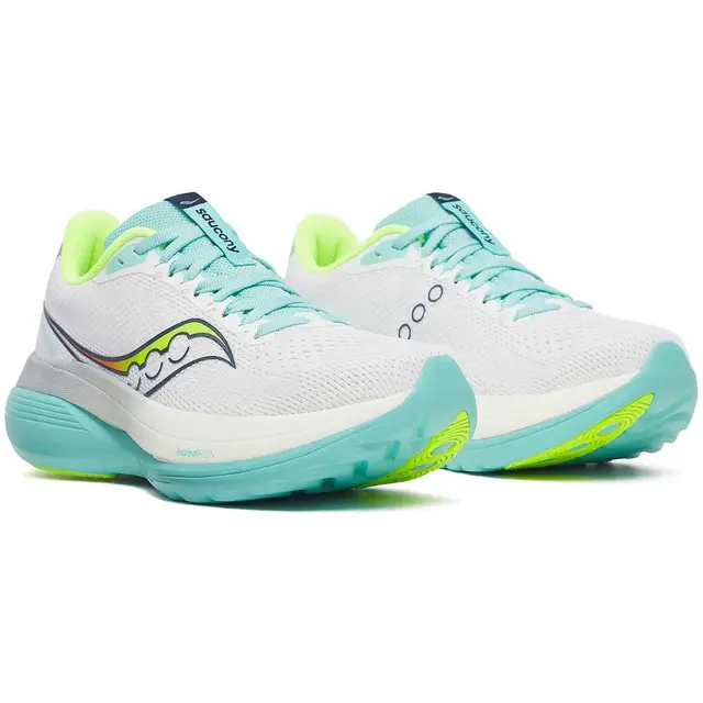 Saucony Løpesko W Endorphin Trainer 38 Løpesko til hverdags og langtur -Wh/Aqua 