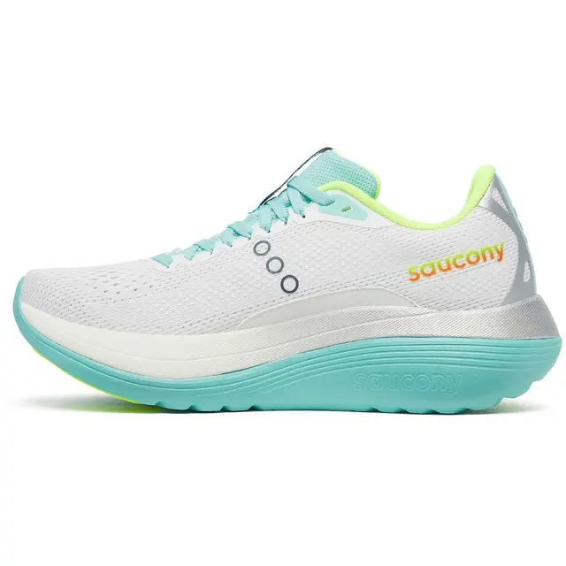 Saucony Løpesko W Endorphin Trainer 38 Løpesko til hverdags og langtur -Wh/Aqua 