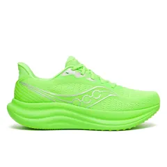 Saucony Løpesko M Triumph 23 42 Myk og god mengdesko - SLIME/SILVER