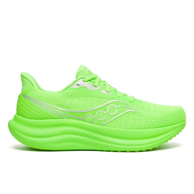 Saucony Løpesko M Triumph 23 42 Myk og god mengdesko - SLIME/SILVER 