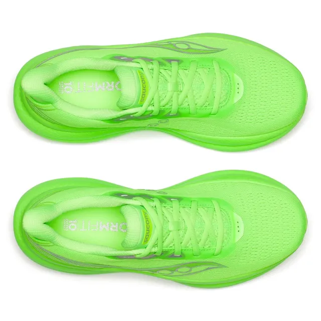 Saucony Løpesko M Triumph 23 42 Myk og god mengdesko - SLIME/SILVER 