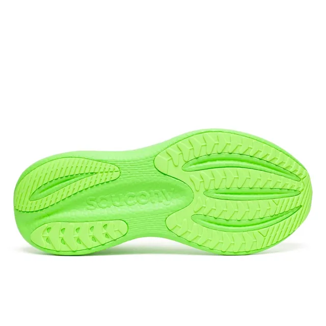 Saucony Løpesko M Triumph 23 42 Myk og god mengdesko - SLIME/SILVER 