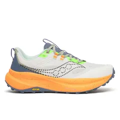 Saucony Løpesko M Xodus Ultra 4 42 Terrengsko for lange løp - WHITE/TUMERIC