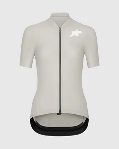 Assos Dame Uma GT Jersey S11 L Lett og pustende sykkeltrøye-Almond Milk