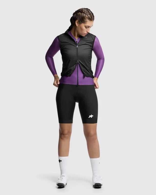Assos Dame Gt Wind Vest S11 M lett og funksjonell sykkelvest - Blck s 