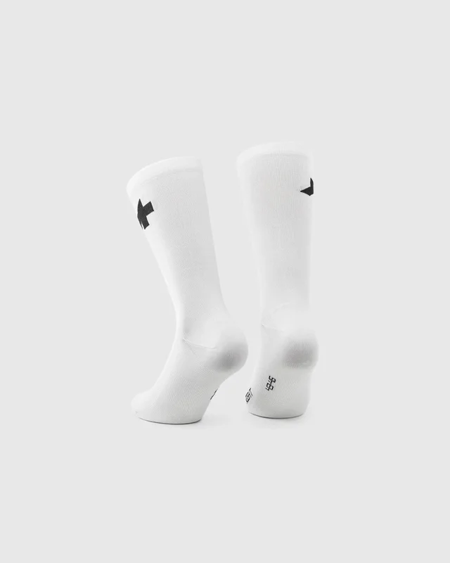 Assos Sokker R S11 39-42 White ultralette og pustende racersokker - wh 