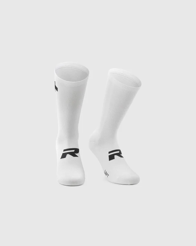 Assos Sokker R S11 39-42 White ultralette og pustende racersokker - wh 