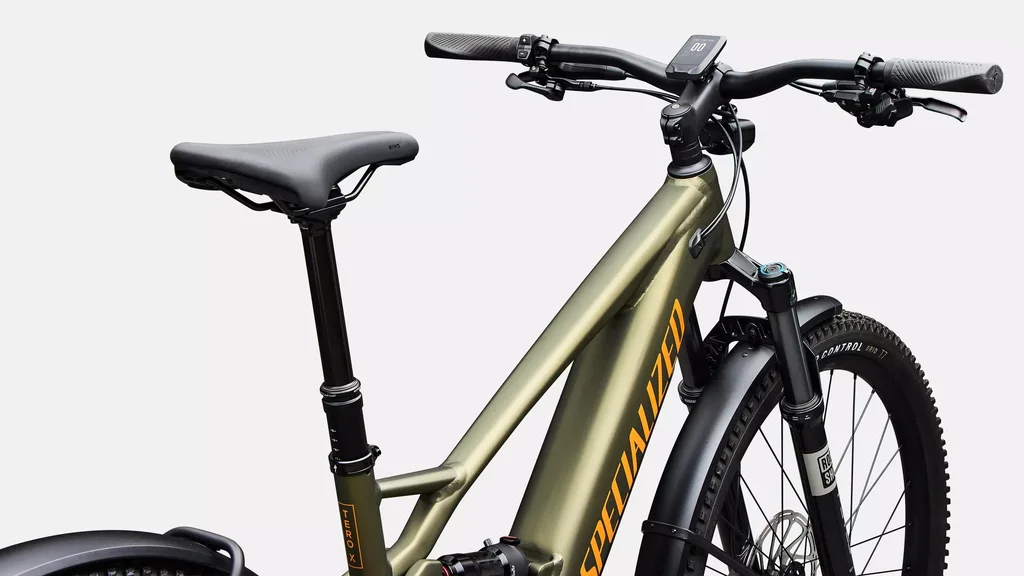 Specialized Tero X 5.0 29 Elsykkel M Satin Laurel Green Metallic / Orange Zes 