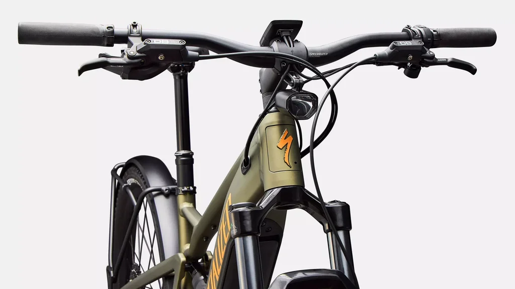 Specialized Tero X 5.0 29 Elsykkel M Satin Laurel Green Metallic / Orange Zes 