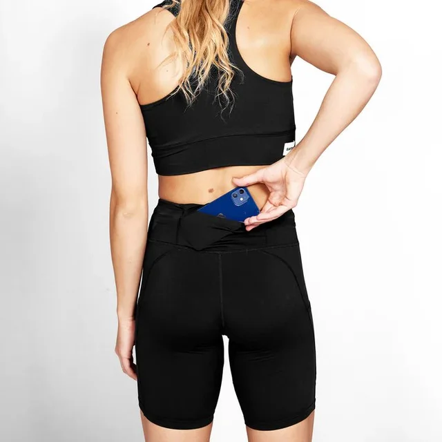 SAYSKY Dame Tights Motion+ 9" S Avslappet performance - Black 