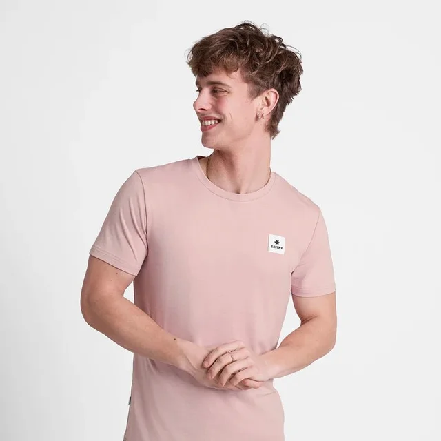 SAYSKY Herre Trøye Statement Pace S T-skjorte til daglig trening - Pink 