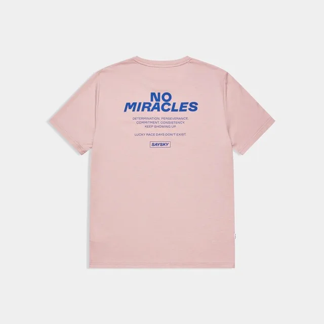 SAYSKY Herre Trøye Statement Pace S T-skjorte til daglig trening - Pink 