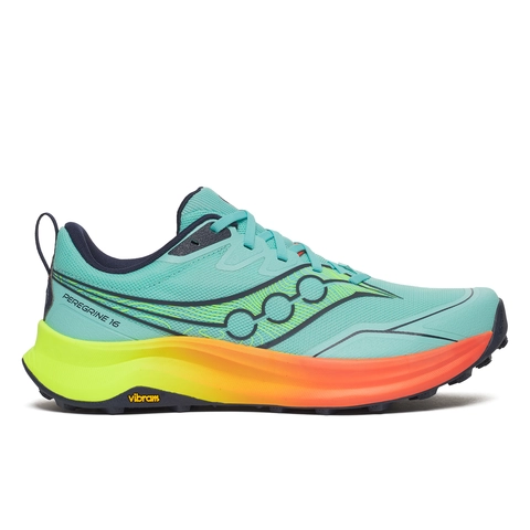 Saucony Løpesko M Peregrine 16 Grep og kontroll på stien- splash/citron