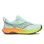 Saucony Løpesko W Peregrine 16 Fantastisk terrengløpesko - aqua/citro