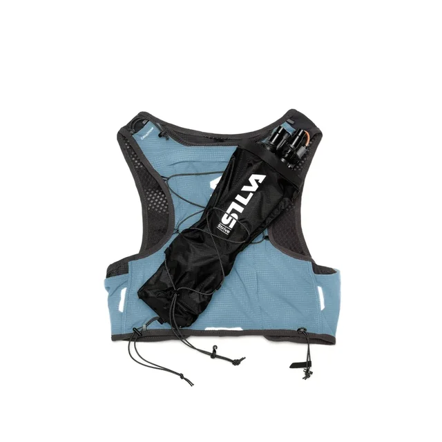 Silva Vest Strive 10 Blue M Pålitelig løpevest for lengre løpeturer 