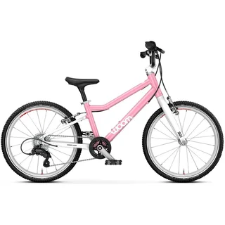 Woom 4 Go Barnesykkel 20" Powder Pink Optimalisert geometri for barn 115-130cm