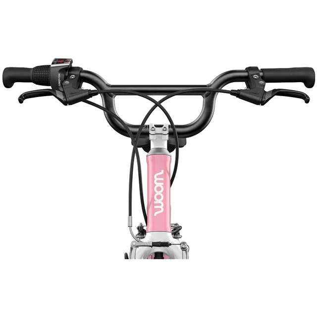 Woom 4 Go Barnesykkel 20" Powder Pink Optimalisert geometri for barn 115-130cm 