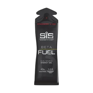 SIS Beta Fuel Gel Jordbær Lime Energigel for lange økter