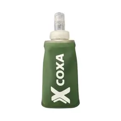 Coxa Soft Flask 150 ML m/velcro Softflask med borelås - Grønn