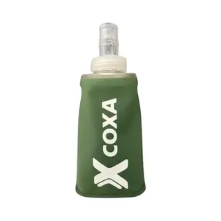 Coxa Soft Flask 150 ML m/velcro Softflask med borelås - Grønn