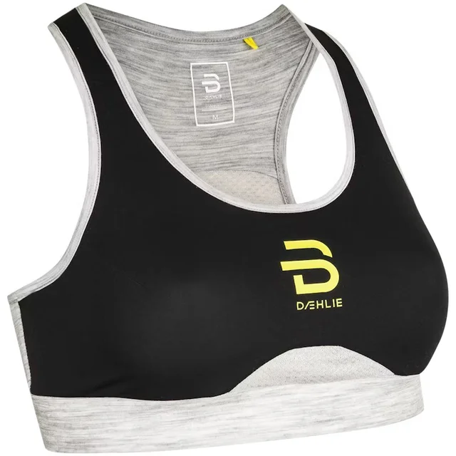 Dæhlie Bra Training Wool S Topp i ull/vindtett front Gr.Melange 