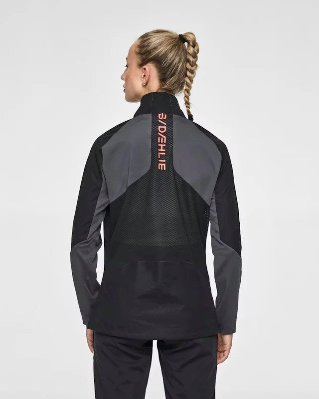 Dæhlie Dame Jakke 1/2 zip Elite M Innovativ half zip skijakke - Black 