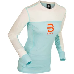 D&#230;hlie Dame LS Performance-Tech Lett baselayer - Iced Aqua