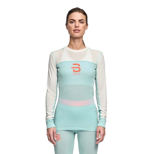 Dæhlie Dame LS Performance-Tech LS L Lett baselayer - Iced Aqua 