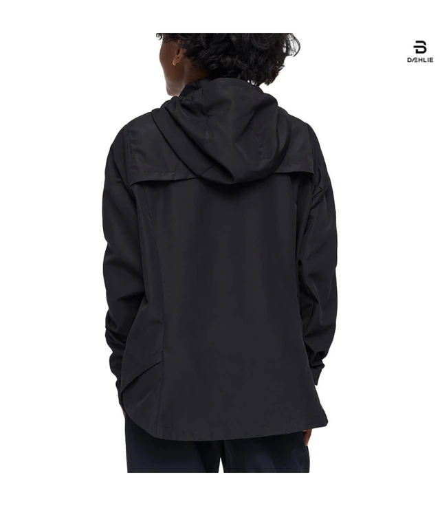 Dæhlie Junior Jakke Run 128 Lett løpejakke m/hette Black 