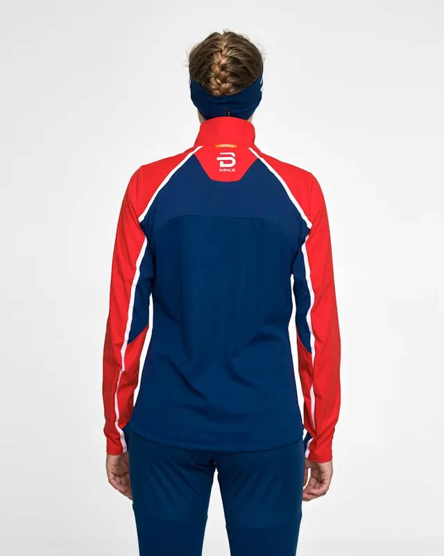 Dæhlie Jacket Trace Wmn XL VM i Seefeld jakke - Norwegian Flag 