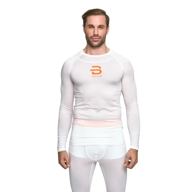 Dæhlie Compete-Tech LS Trøye Herre XXL Ultralett supertrøye Snow White 