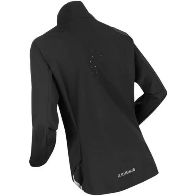 Dæhlie Athlete Jakke Dame  L Lett, teknisk løpejakke - Black 